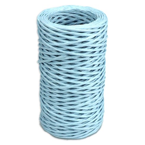 데이소이 공예 종이 로프 철사 2mm x 50m, 블루, 1개