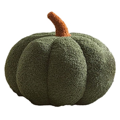 내일의공간 호박 인테리어 쿠션, 그린, 35cm
