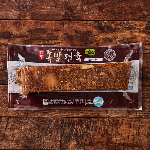 쫄깃한 식감과 달짝지근한 풍미가 어우러진 교동 족발편육