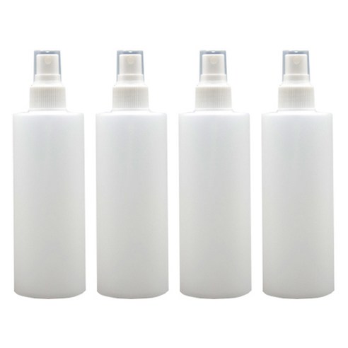 디오셀 깔끔정리 다용도 스프레이 공병 100ml, 화이트, 4개