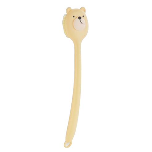 지비비 곰돌이 바디 등 샤워솔, 옐로우, 1개, 1개입