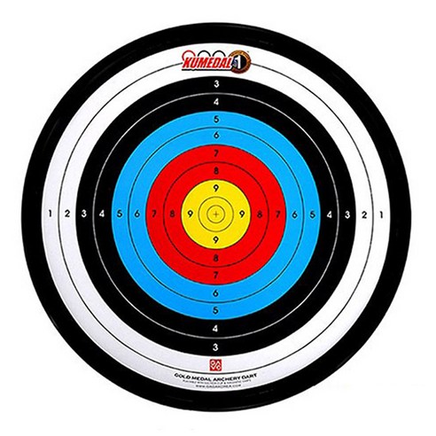 금메달 원형 자석다트 양궁, 혼합색상, 1개