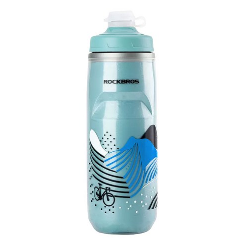 락브로스 스포츠 보냉 물통, 블루, 620ml, 1개