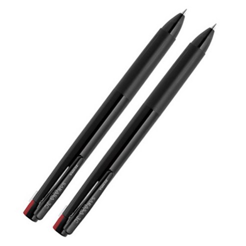 사라사 클립 3색 펜 0.5mm, 블랙, 2개