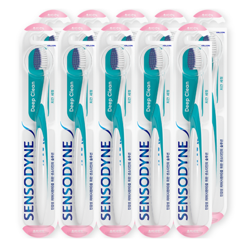 센소다인 딥클린 초미세모 칫솔, 10개로 완벽한 구강 관리 센소다인칫솔