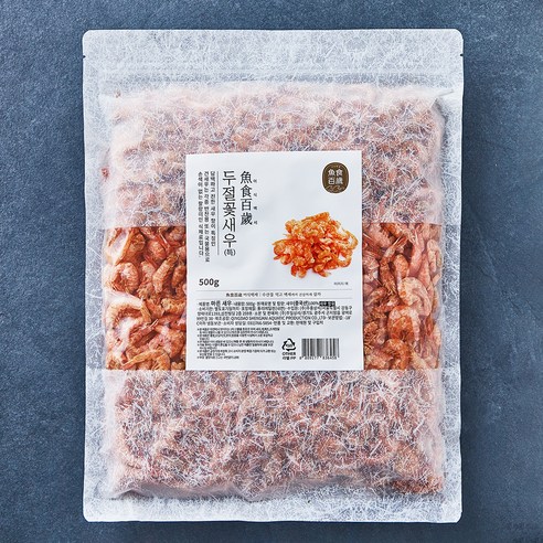 어식백세 두절 꽃새우 특, 500g, 1개