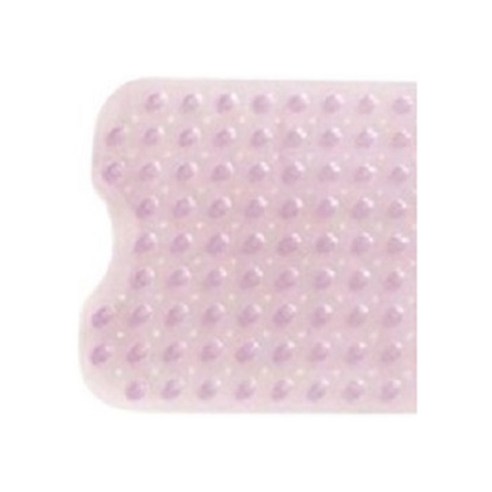 블럭마트 심플 욕실 미끄럼방지 매트 53 x 53 cm, 투명핑크, 1개