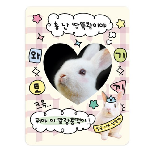 마넷 포카 바인더 콜렉트북 앨범 + 키링 세트, 퍼플 + 화이트(말랑콩), 20매