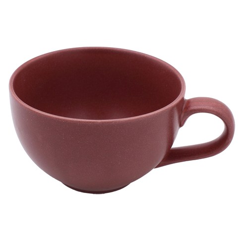 달소금 커피 머그컵 무광 350ml, 인디언레드, 1개