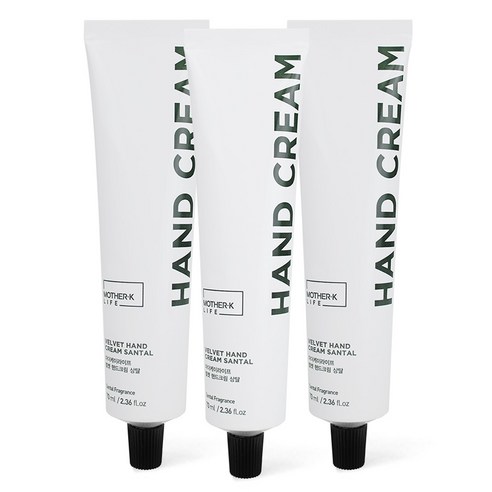 마더케이라이프 벨벳 핸드크림 상탈, 70ml, 3개