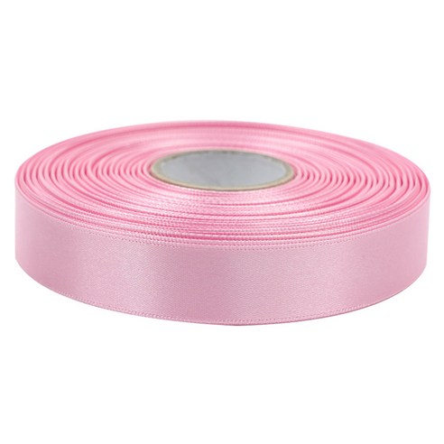 프리미엄 유광 단면 공단 리본 20mm, 28 진핑크, 1개, 45m
