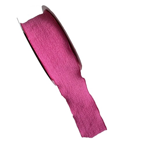 길그리 주름 선물 포장 리본끈 4cm, 04 로즈레드, 1개, 9m
