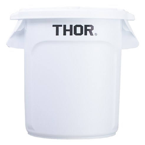 트러스트 토르 컨테이너 원형 수납박스 75L + 덮개 세트, WHITE, 1단, 1개
