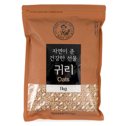 귀리팜 정읍명품 귀리, 1kg, 6개