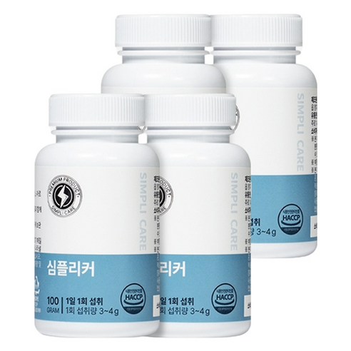 심플리케어 심플리커, 100g, 4개