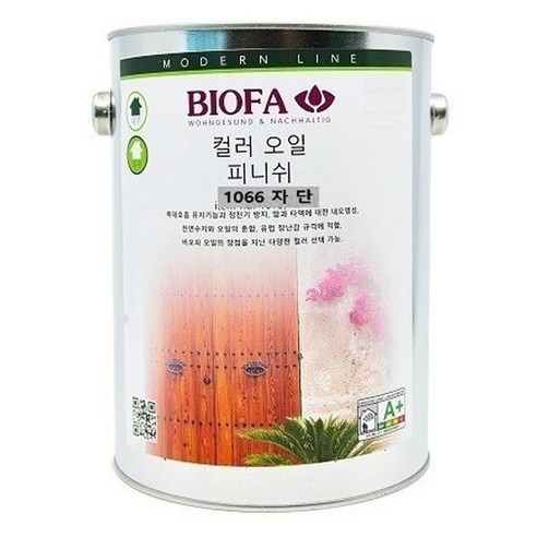 비오파 컬러 오일 피니쉬, 2.5L, 자단 1066, 1개
