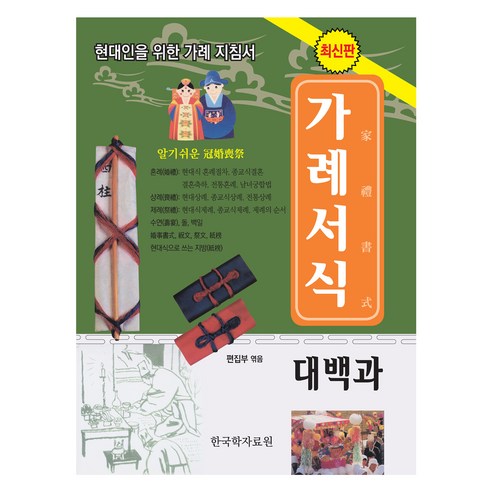 가례서식 대백과, 한국학자료원, 한국학자료원 편집부 
역사