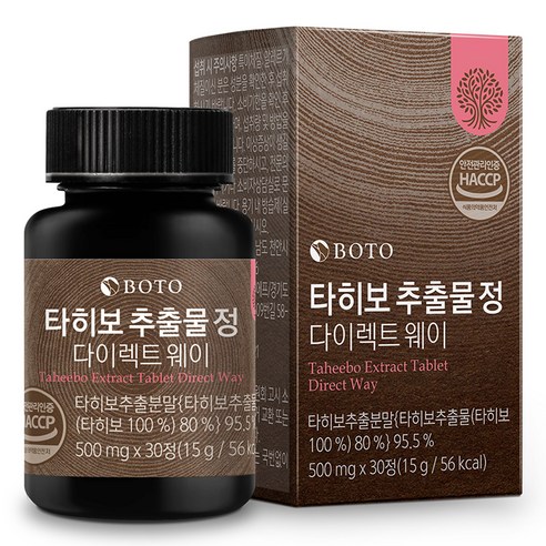 보뚜 타히보 추출물 정 다이렉트 웨이 15g, 30정, 1개