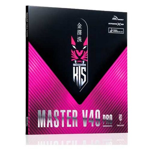 티마운트 마스터 V49 프로 탁구러버, 레드, 1개