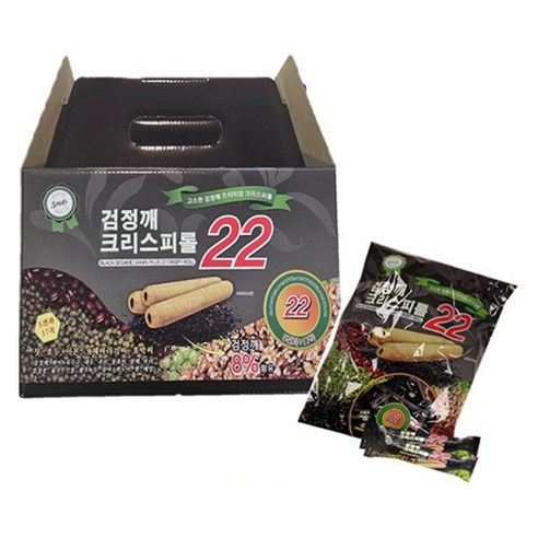 검정깨 크리스피롤 22 180g x 3p, 1개, 180g 3봉