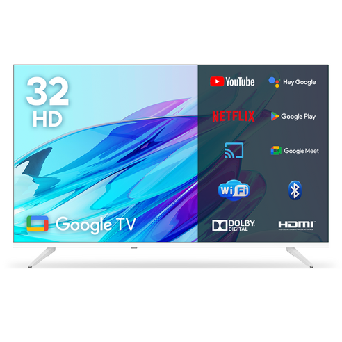 이노스 HD 스마트 LED 구글 화이트 에디션 TV, 택배 (자가설치), 32HD구글 화이트, 32HD Google, 고객직접설치, 스탠드형