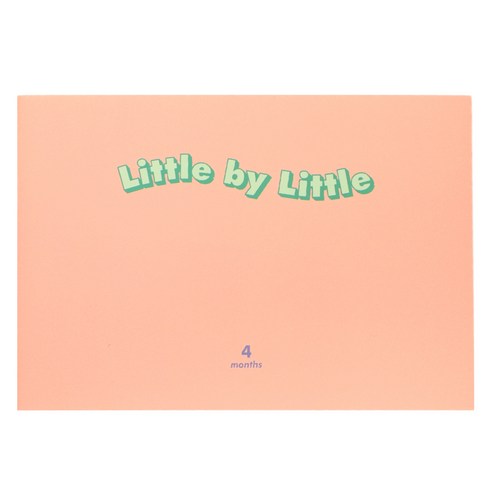 플레플레 리틀바이리틀 4개월 챌린지 다이어리 만년형, 3 스트로베리, 1개