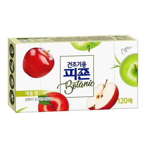 건조기용 피죤 보타닉 시트 섬유유연제 애플밤, 120매, 1개