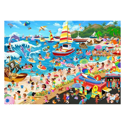 후아다다 스트레스 해소용 퍼즐, 1000피스, 25, 1개