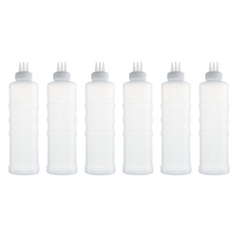 리빙패밀리 잘라쓰는 소스통 3구, 300ml, 6개