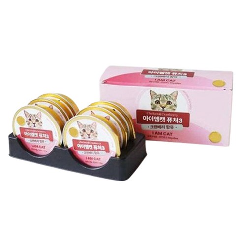 아이엠캣 고양이 퓨처3 습식사료, 30g, 6개, 치킨(크랜베리 함유)