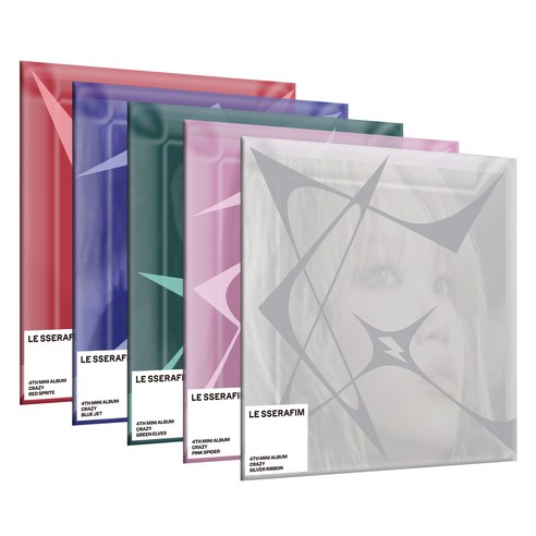 르세라핌 - 4th Mini Album 'CRAZY' COMPACT ver. 랜덤발송, 1CD
