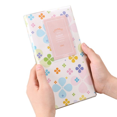 데이소이 슬림 패턴 미니 폴라로이드 앨범 9 x 6.2 cm, 04 네잎클로버, 84매