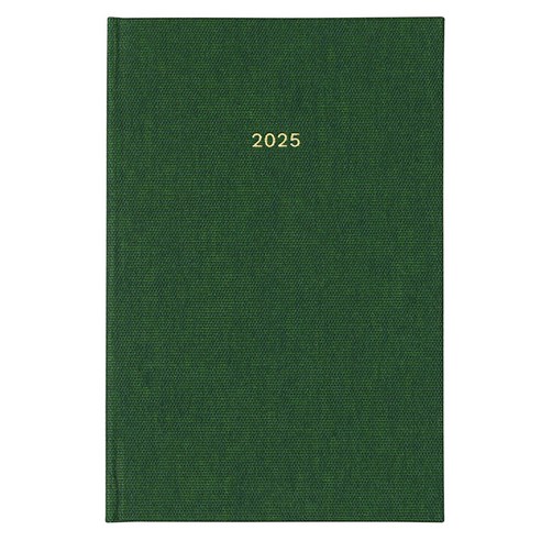페이퍼리안 2025년 애티튜드 A6 데일리 플래너, 에메랄드 그린, 1개