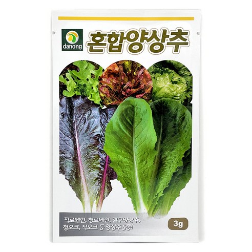 다농 혼합양상추 씨앗 3g, 1개