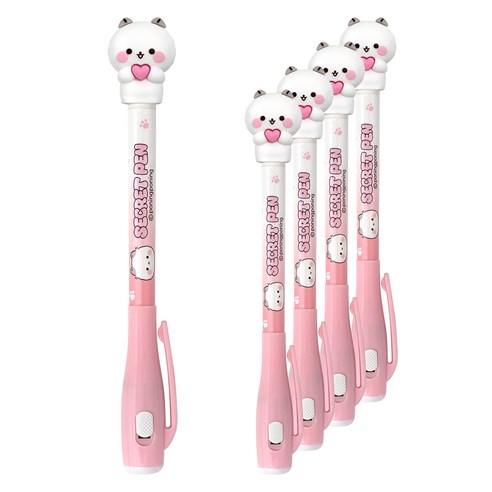 우옹이 비밀펜, 하트 고양이, 5개