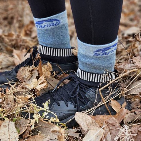 산로 등산양말 사계절 메리노 울 장목 기능성 등산용 스포츠 양말, 캐럿오렌지, 1개