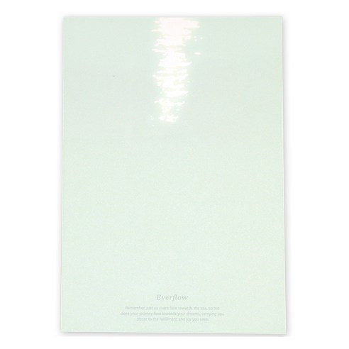 대시앤도트 2025 에버플로우 먼슬리 다이어리, 02 에메랄드플로우, 1개, 130 x 186 x 5 mm
