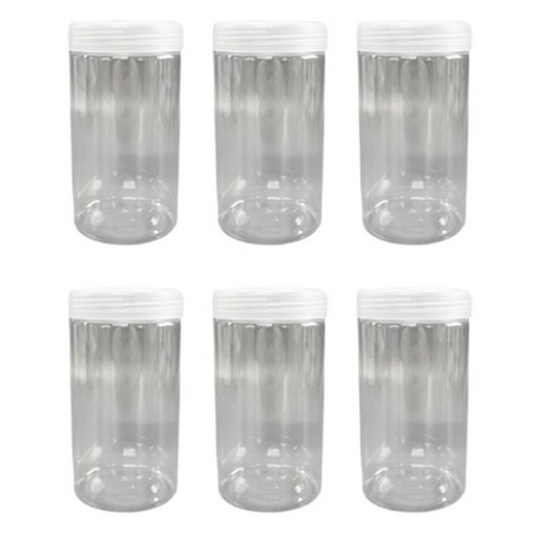 생활을그리다 냉장고 정리 PET 공병 직각 650ml, 6개
