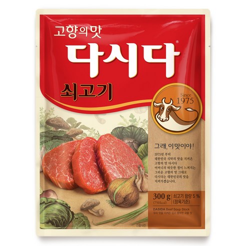 CJ제일제당 쇠고기 다시다, 300g, 1개