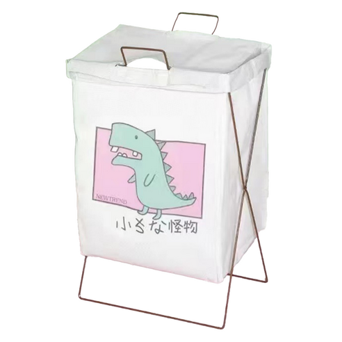 타미나요 세련된 빨래바구니, 화이트 아기공룡