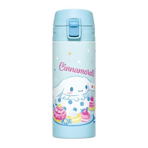 락앤락 산리오 스쿨핏 원터치 텀블러 LHC3219, 블루 시나모롤(LHC3219SBLU), 1개, 400ml