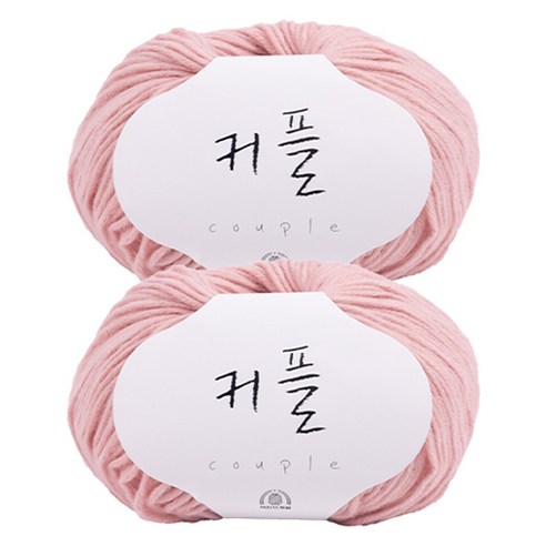 커플 뜨개실, 105 파스텔핑크, 2개
