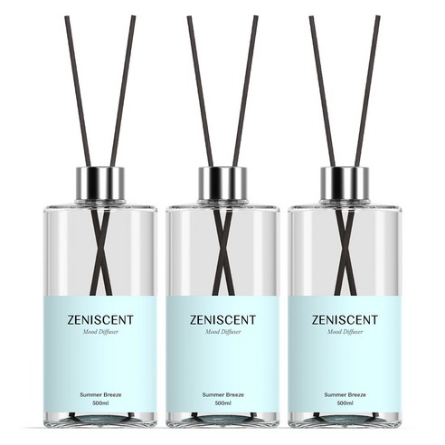 제니센트 무드 디퓨저, 썸머 브리즈, 500ml, 3개