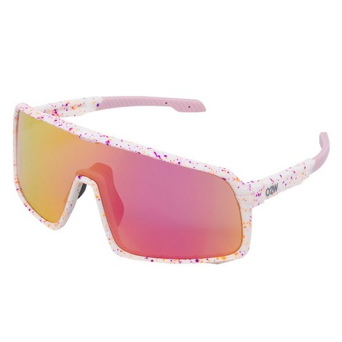 오투휠스 O2W 레오폴 스포츠 변색 고글, 패턴화이트, 1개