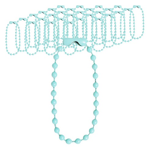 투그램플러스 컬러 줄구슬 볼체인, 6 호수블루, 200개