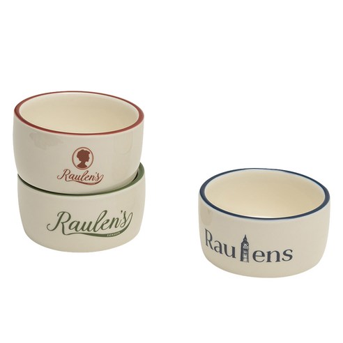 식탁에 예술을 더하는 메종오브제 로렌스 런던 램킨 소스볼 3종 세트