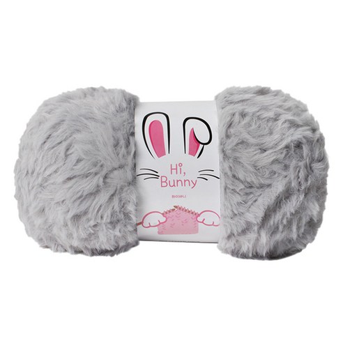yarna 하이 바니 털실 100g, 34그레이, 1개