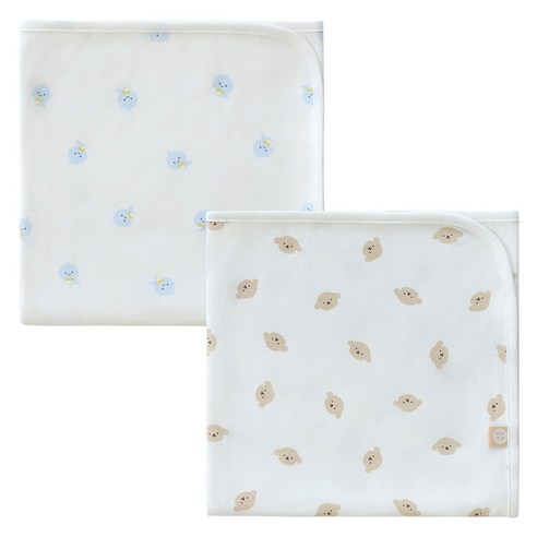 베이비앤아이 유아용 사계절 속싸개 2종 세트