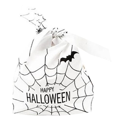 할로윈 토끼 포장비닐 50p, 화이트 거미줄, 2개