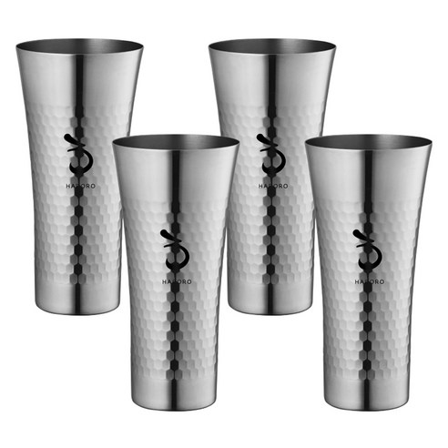 하로로 야마노 스테인 해머톤컵 380ml, 4개